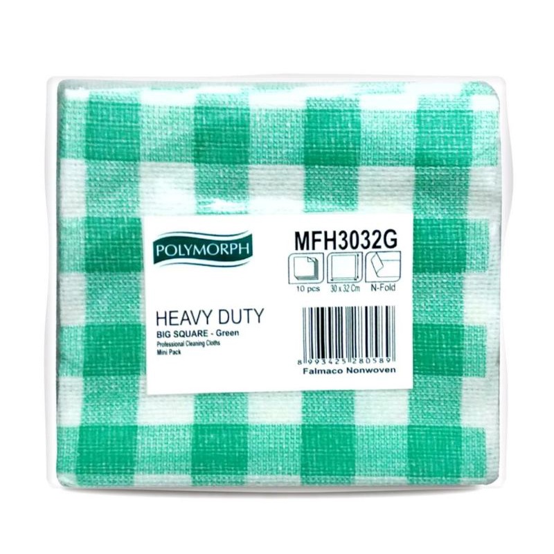 Lap Serba Guna bisa di cuci dipakai kembali Kain Lap POLYMORPH HEAVY DUTY 30x32 Cm isi 10'S