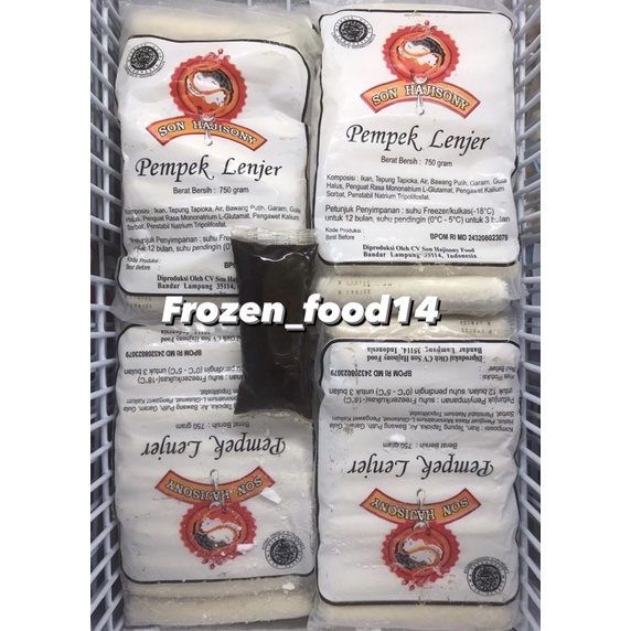

pempek lenjer / pempek lenjer curah / pempek sony / frozen food