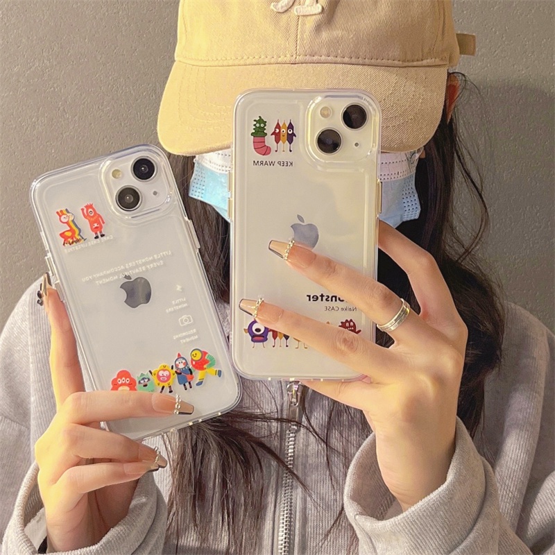 Soft Case Hp Transparan Tahan Goncangan Untuk iphone 11 / 12 / 13pro max / x / xs / xr / xsmax / 7 / 8plus