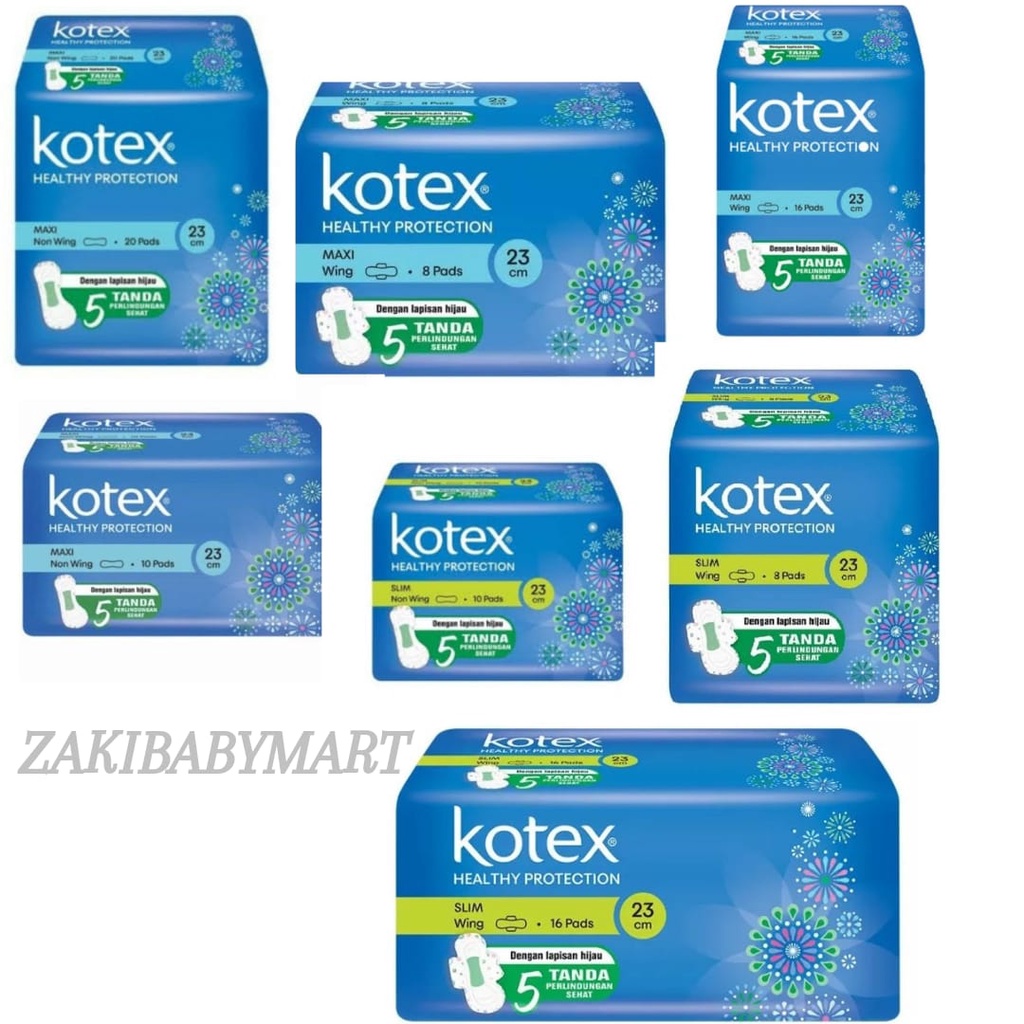 Kotex Healthy Protection Slim| Protection Maxi | Zaki Baby Mart