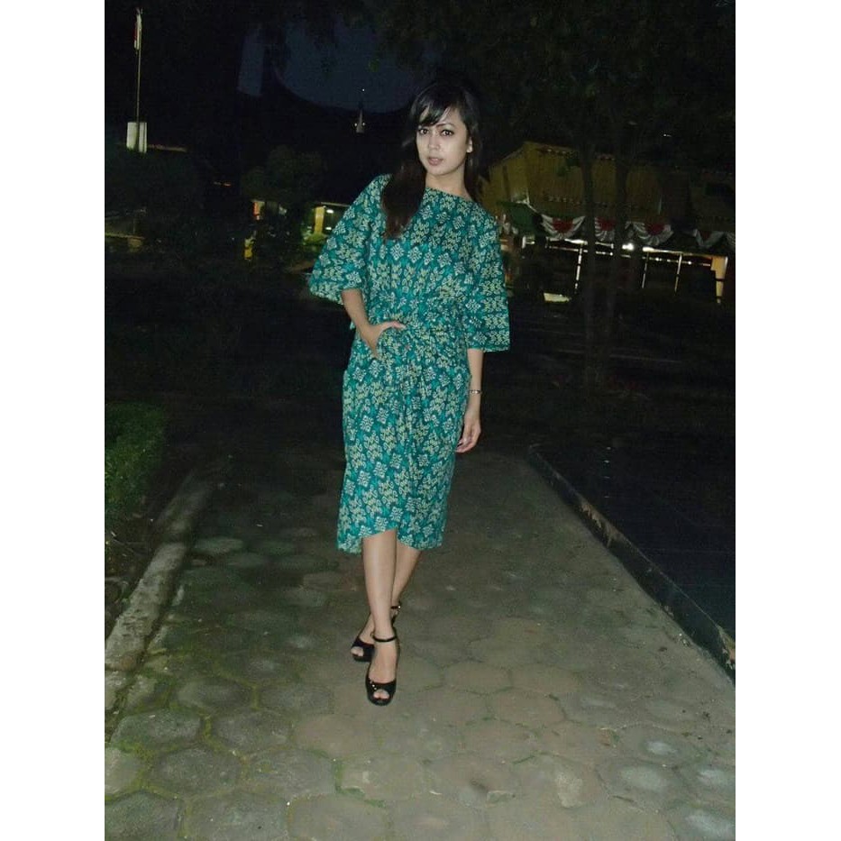 MAXI DRESS  kaftan ikat batik/dress/maxi dress    IWAZAH OFFICE