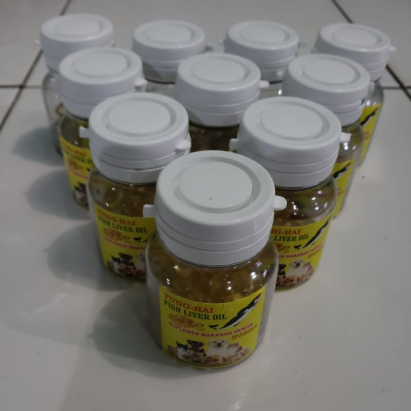 Minyak Ikan Tung Hai Fish Liver Oil | Suplemen Omega 3 untuk kucing ,anjing ,hamster dll