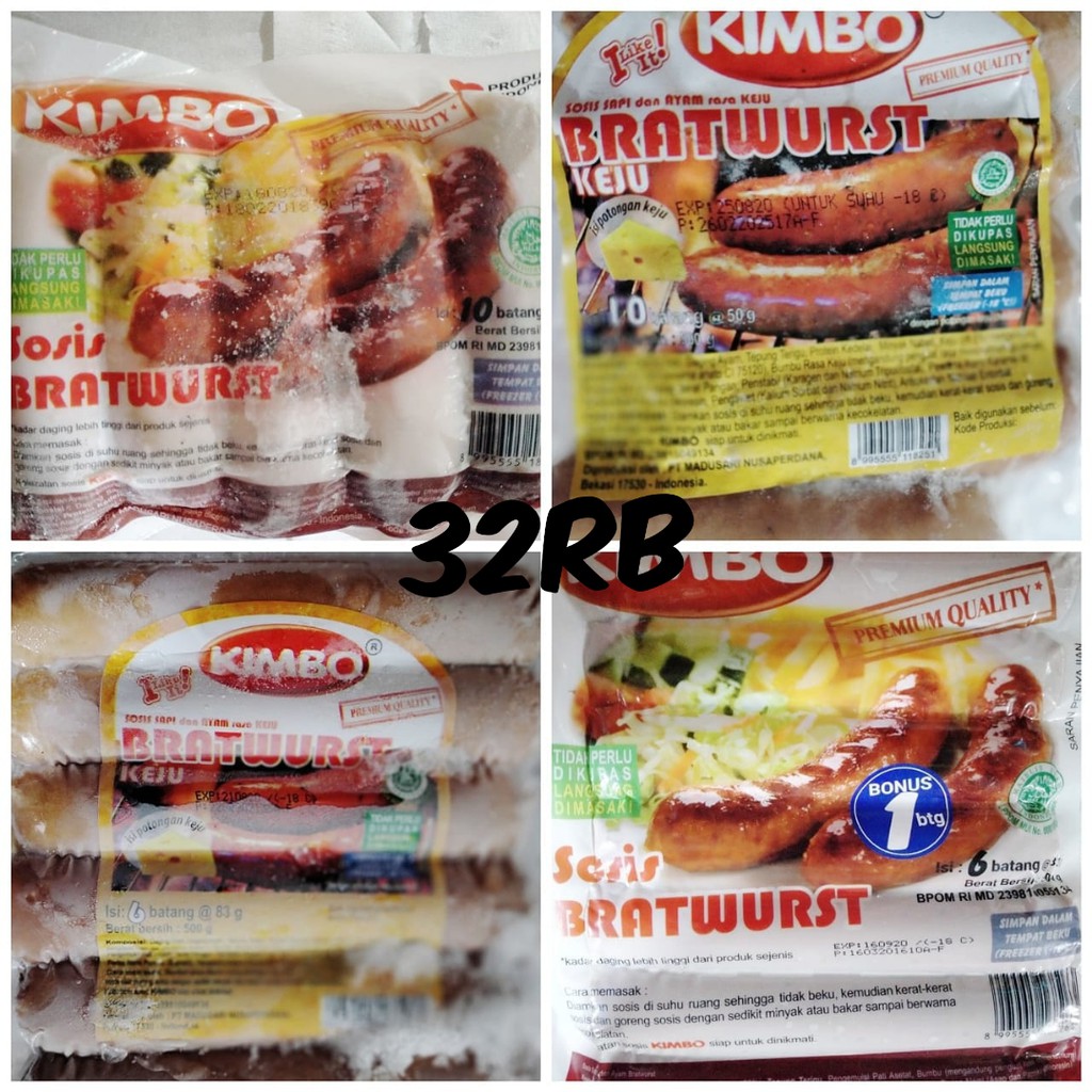 

Kimbo Sosis 4 Varian