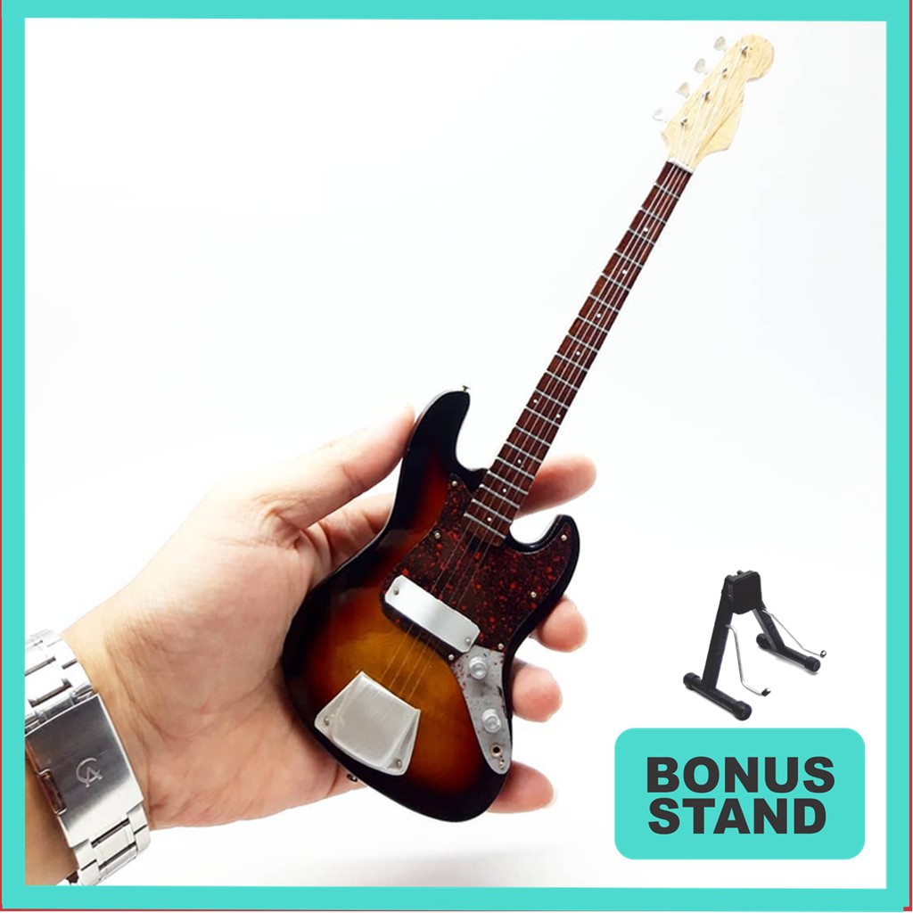 miniatur bass fender miniatur bass fender sunburst miniatur gitar fender miniatur gitar murah