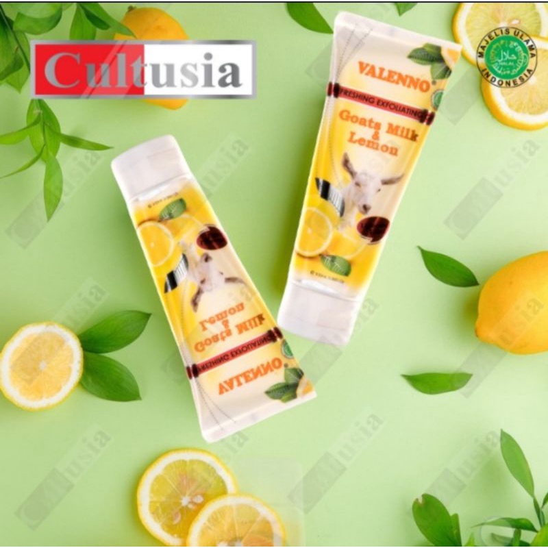 Valenno Exfoliating Gel 100 GR Goat Milk +
Lemon