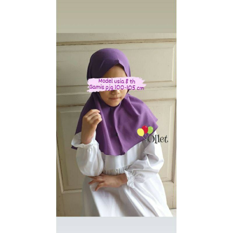 Bergo Malika part 2 /jilbab anak