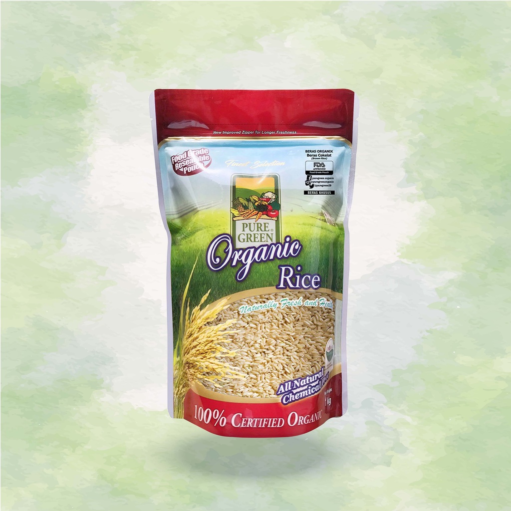 

Puregreen Organic Rice Brown 1 Kg