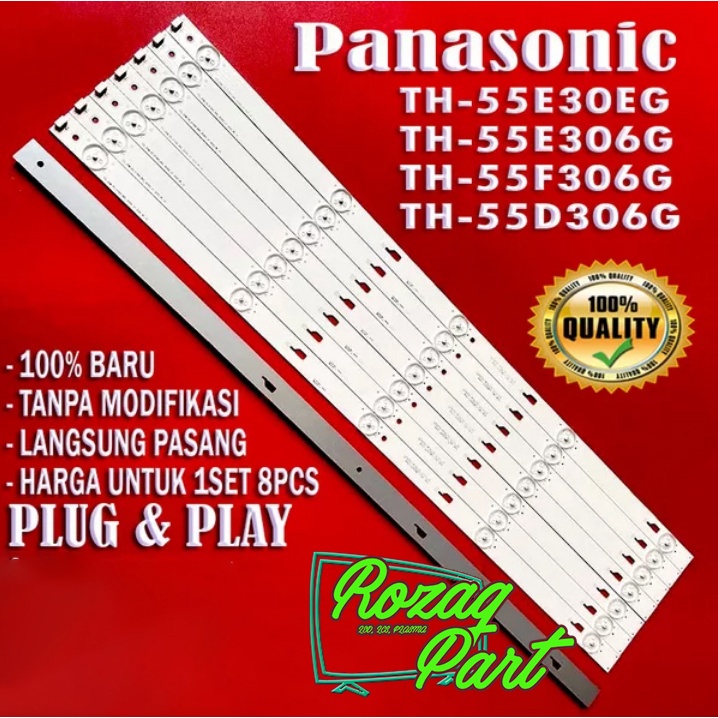 LED BACKLIGHT TV PANASONIC 55IN INC TH55E305G TH55F305G TH55E306G TH55D306G
