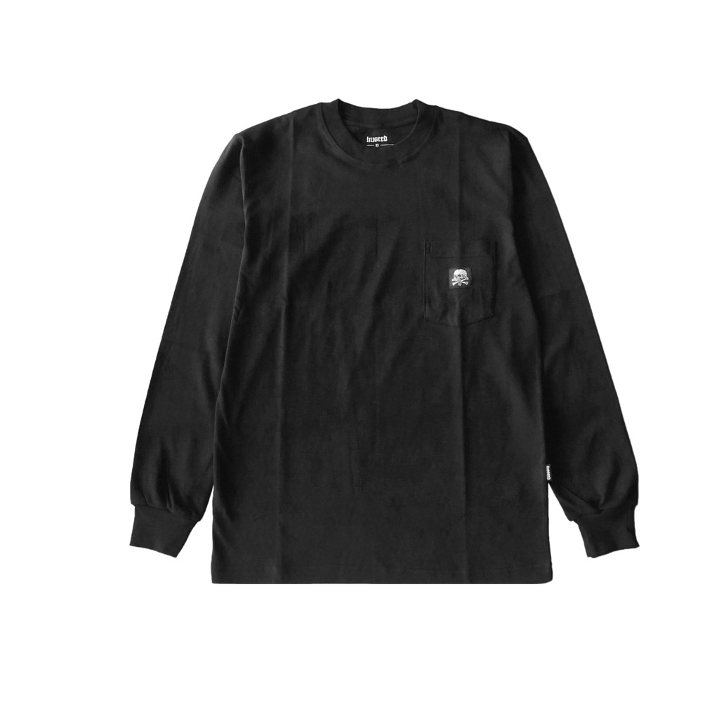 HUSTED KAOS LENGAN PANJANG BONESK POCKET