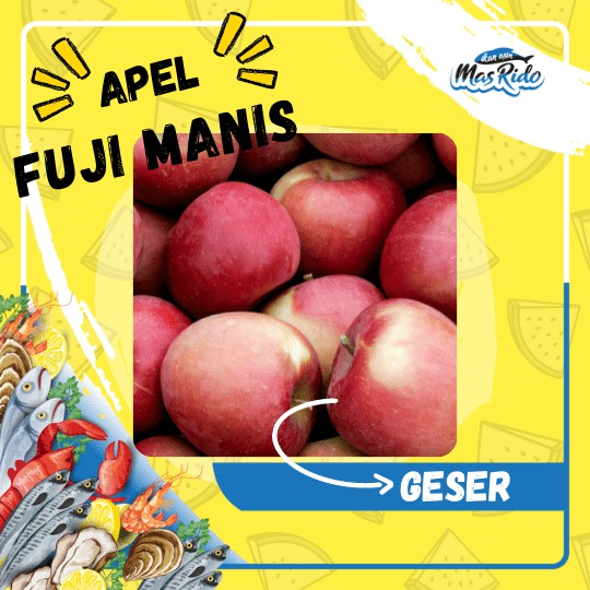 

BUAH APEL FUJI MANIS SEGAR IMPORT BERKWALITAS SUPER HARGA MURAH MERIAH