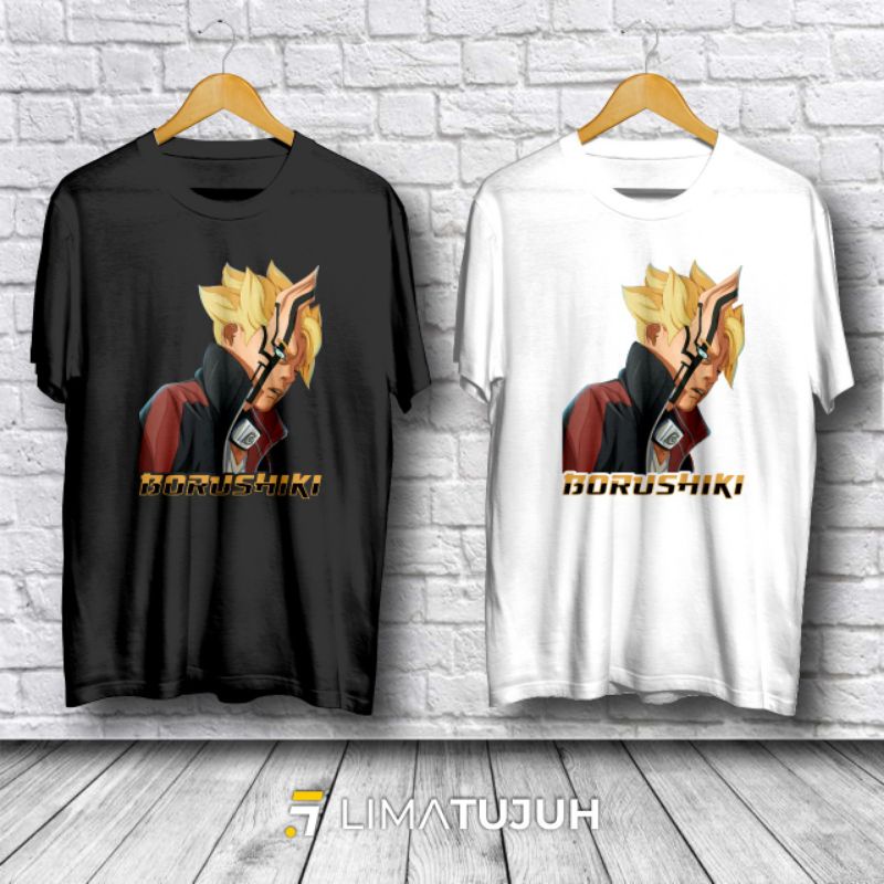 Kaos Boruto Gambar Borushiki Momoshiki Mode Segel Karma 3D Premium
