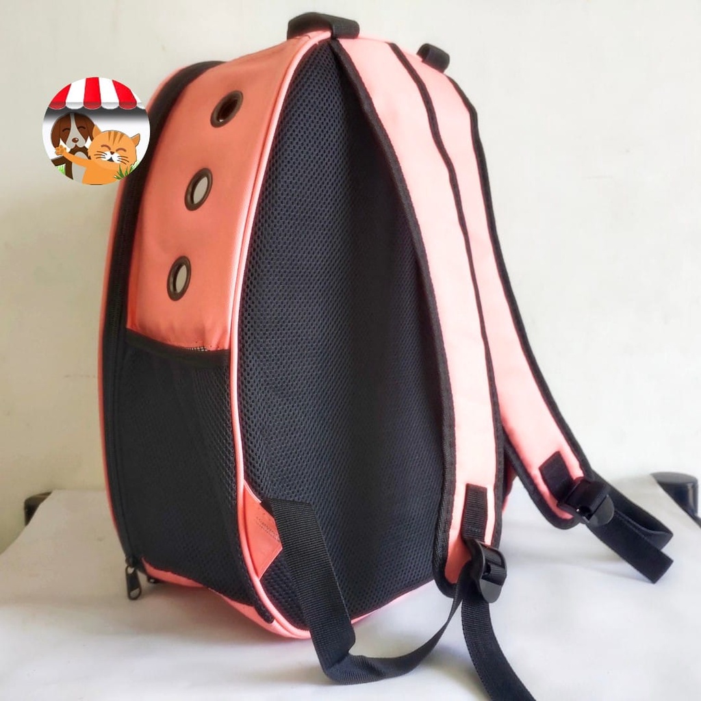 Tas Kucing Anjing Ransel Transparan Mika - Tas Ransel Hewan PC 59