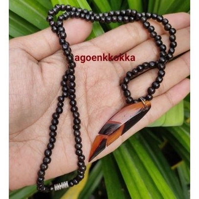 Kalung Daun full hitam kokka kaokah