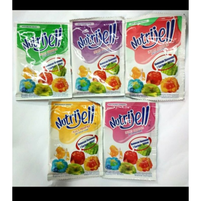 

Nutrijell rasa buah, 10 gram