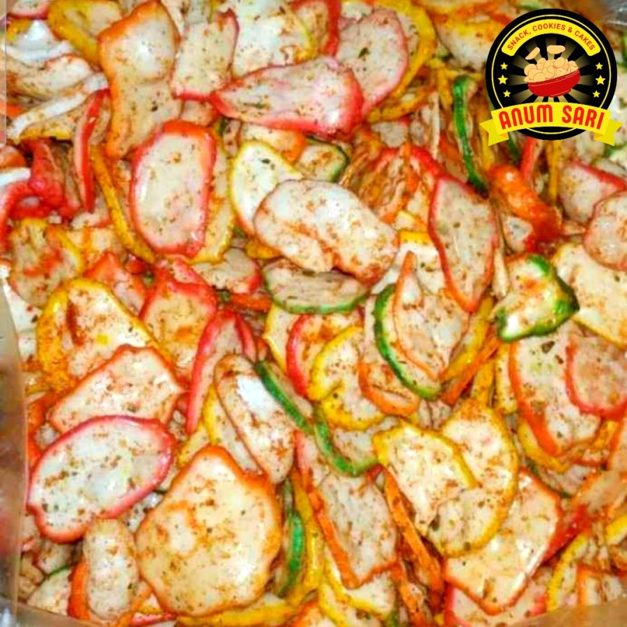 

Kerupuk Seblak Kencur Pedas Gurih 250 Gram - Anum Sari