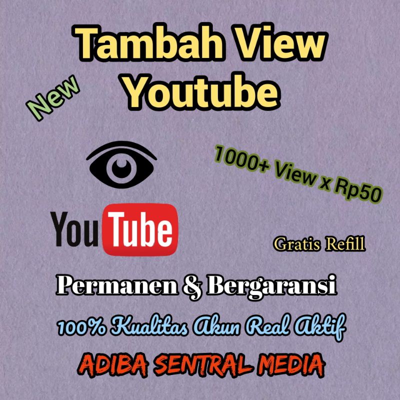 Tambah View Youtube | Jasa Tambah View Youtube | Nambah View Real Indo