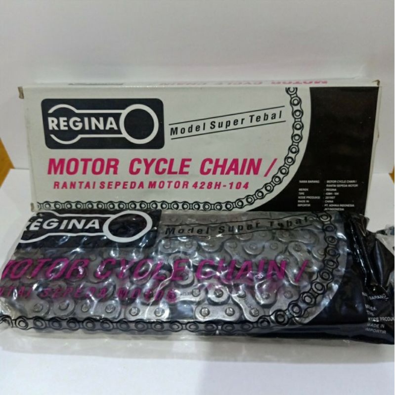 KINGS Rantai Baja Motor Rante Motor 428H-104 / 428 104 Regina Terbaru, Termurah dan Terlaris