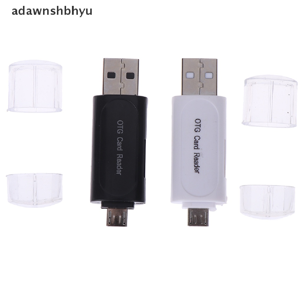 Adawnshbhyu Adaptor memory card reader otg usb 2.0 Multifungsi Untuk Handphone tf t-flash