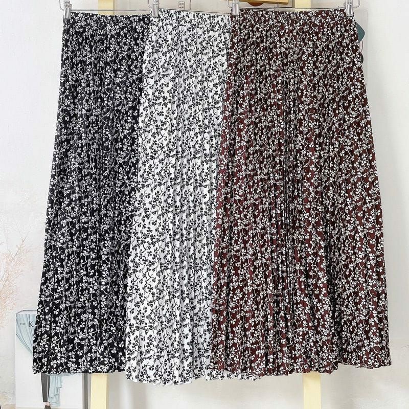 ROK PLISKET  MOTIF ABSTRAK / ROK PREMIUM WANITA / ROK KEKINIAN / TERBARU