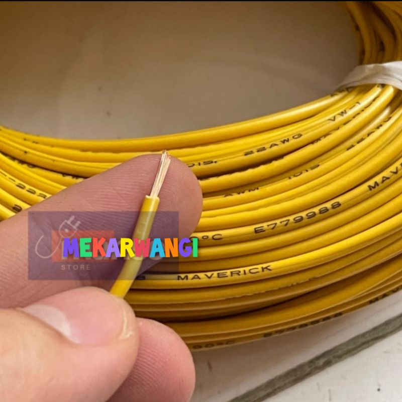 kabel awg 22 50m kabel tunggal