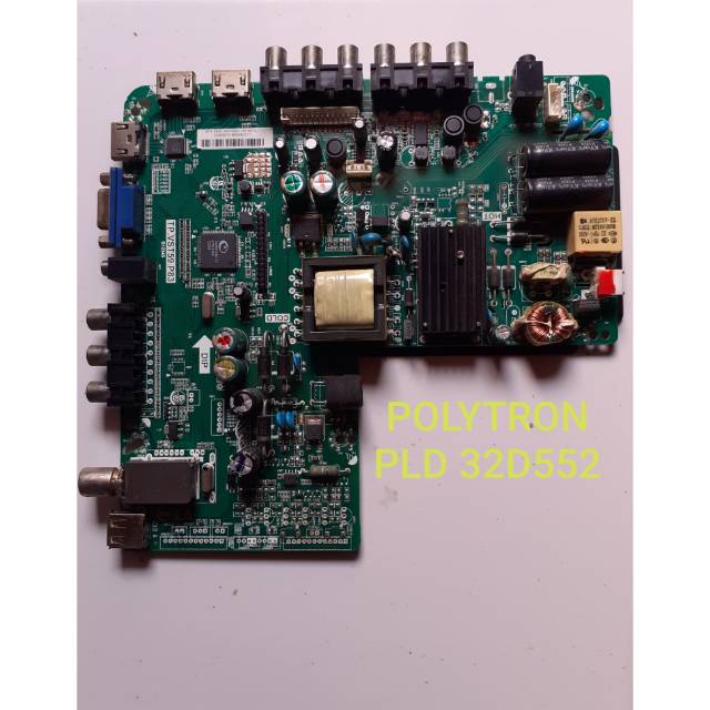 MB/ MAINBOARD/ MESIN TV LED POLYTRON PLD-32D552 / PLD32D552 / 32D552