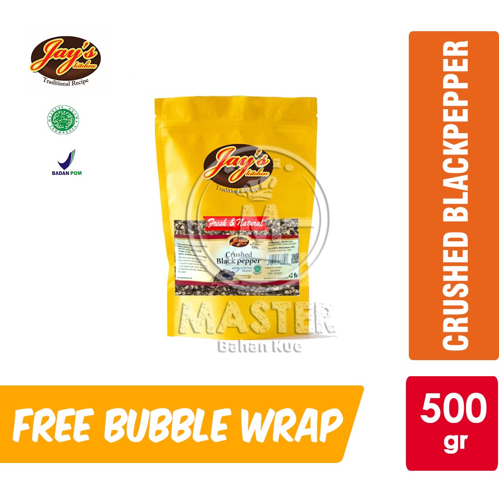 

Jay's Crushed Blackpepper / Lada Hitam Remah [500 gr]