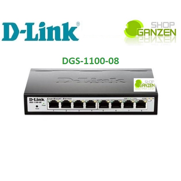 D-LINK DLINK DGS-1100-08 8-Port Layer 2 Lite Smart Managed Gigabit Switch