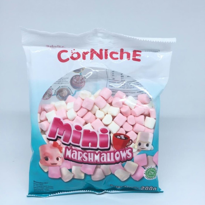 

54ekh Corniche Mini Marshmallow 200Gr Mix Marshmallow 60J