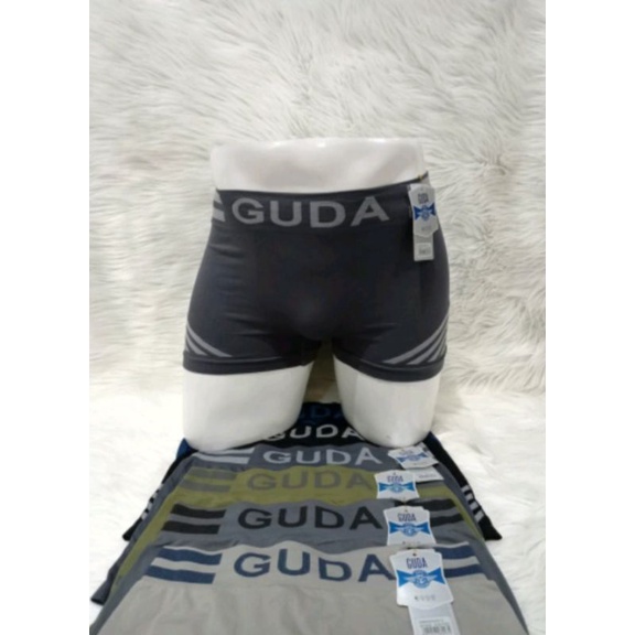 CELANA DALAM PRIA BOXER KATUN RAJUT MERK GUDA