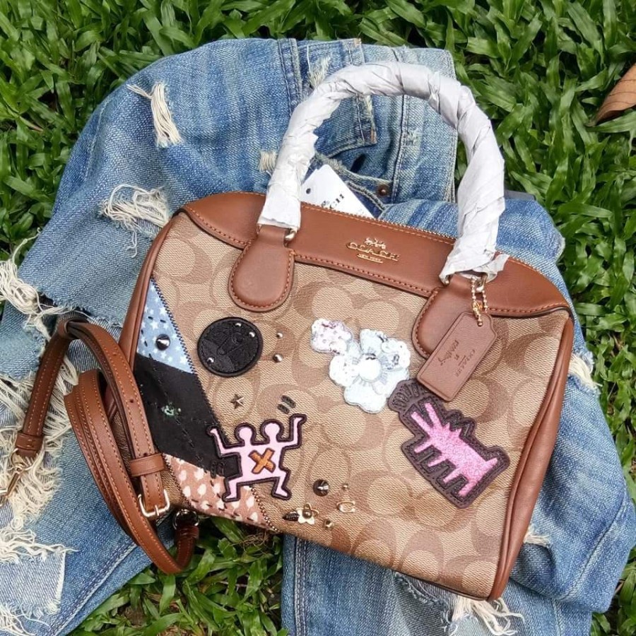 Tas Coach Mini Bennett Keith Haring with Souvenir Embroidery