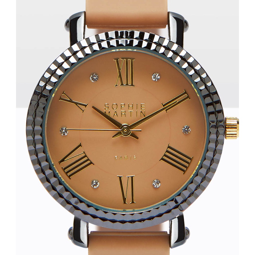 JAM TANGAN WANITA IMPORT SOPHIE PARIS ORIGINAL JTS05B7 = KICI BROWN JAM  PROMO