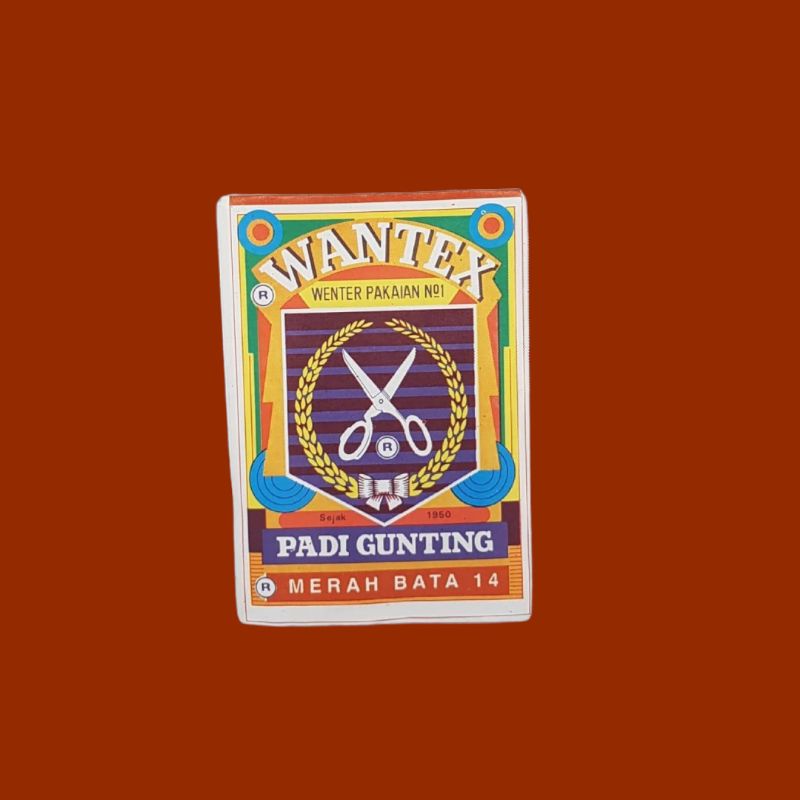

WANTEX MERAH BATA Wenter Padi Gunting Pewarna Kain Pakaian Textil Permanen Jeans Silk Red Brick Prakarya Kerajinan Craft Crafting Art Seni Kesenian Kertakes Homestuff Peralatan Perlengkapan Warna Warni Paint Painting Air Pewarna Colour Color Malang