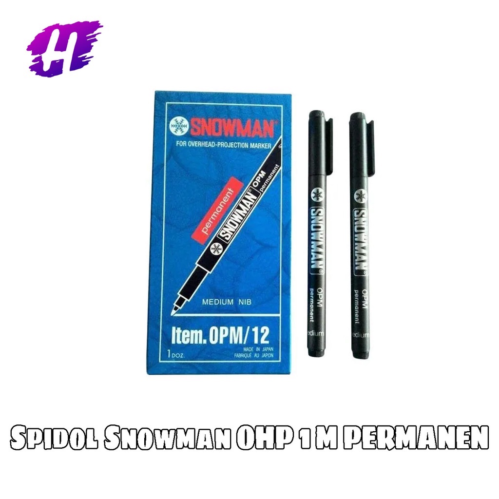 

SOS Spidol Snowman OPM Permanen / Spidol/Spidol Permanent/Spidol Proyektor