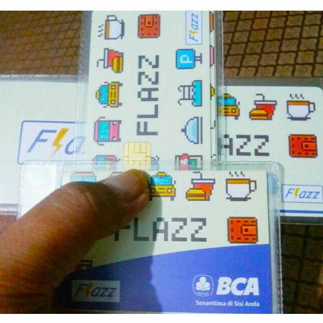 Flazz BCA Warna Cream ORI /Like eTOLL eMONEY Tapcash or Brizzi