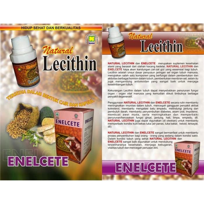 

Natural Lecithin (Cair) Kecil Original NASA 100% PROMO