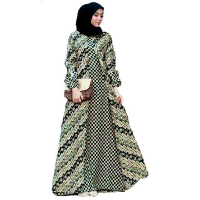 DRESS BATIK / BATIK SOGAN (HARGA GROSIR) BAHAN KATUN SOGAN PREMIUM