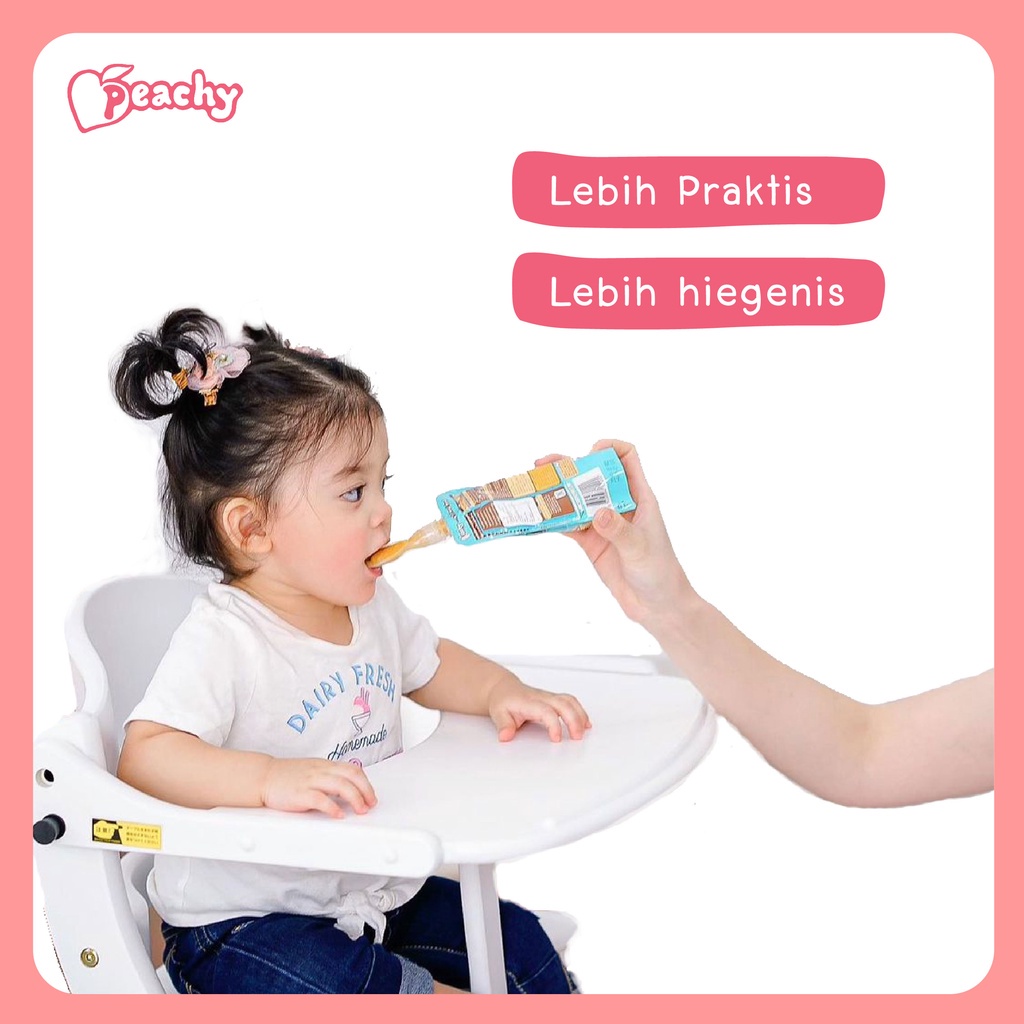 Castle - Peachy Fruit &amp; Vege Pure - Smoothie - Meaty Meal - Makanan Bayi - Bubur Bayi