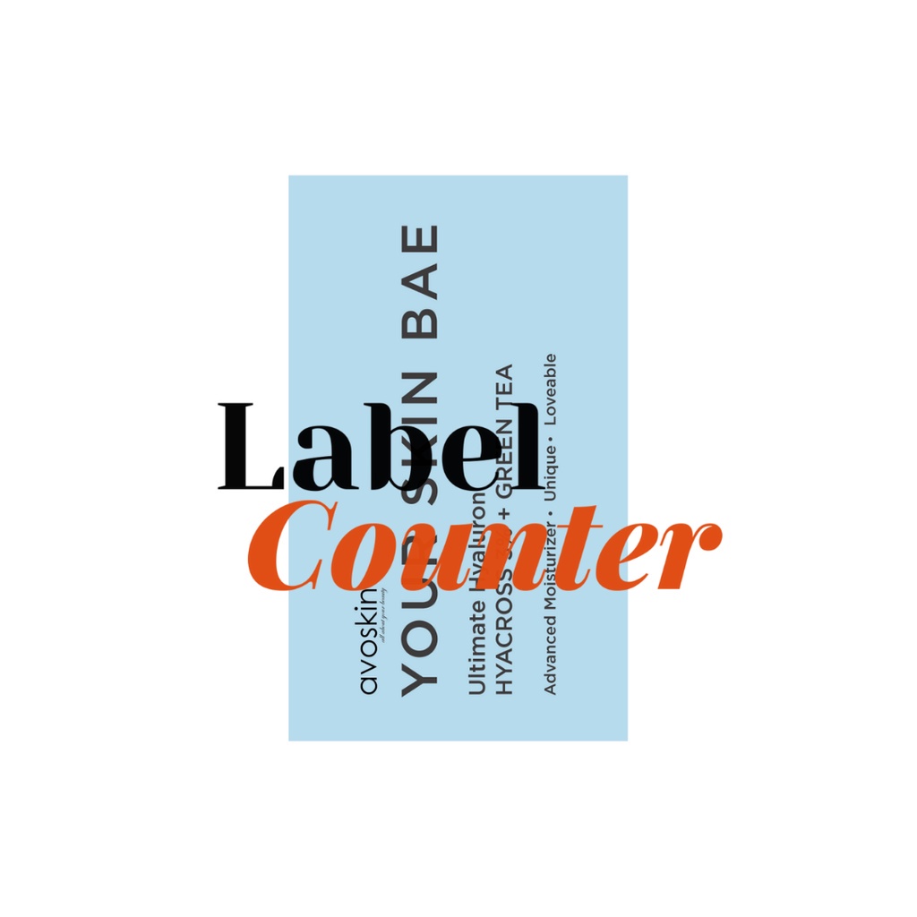 

Stiker Sticker Label Share Avoskin Your Skin Bae Serum