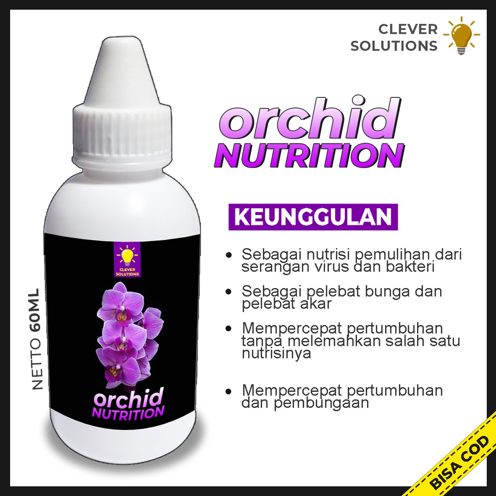 Pupuk Bunga Anggrek Hormon Anggrek Penumbuh dan Perangsang Bunga Anggrek ORCHID NUTRITION