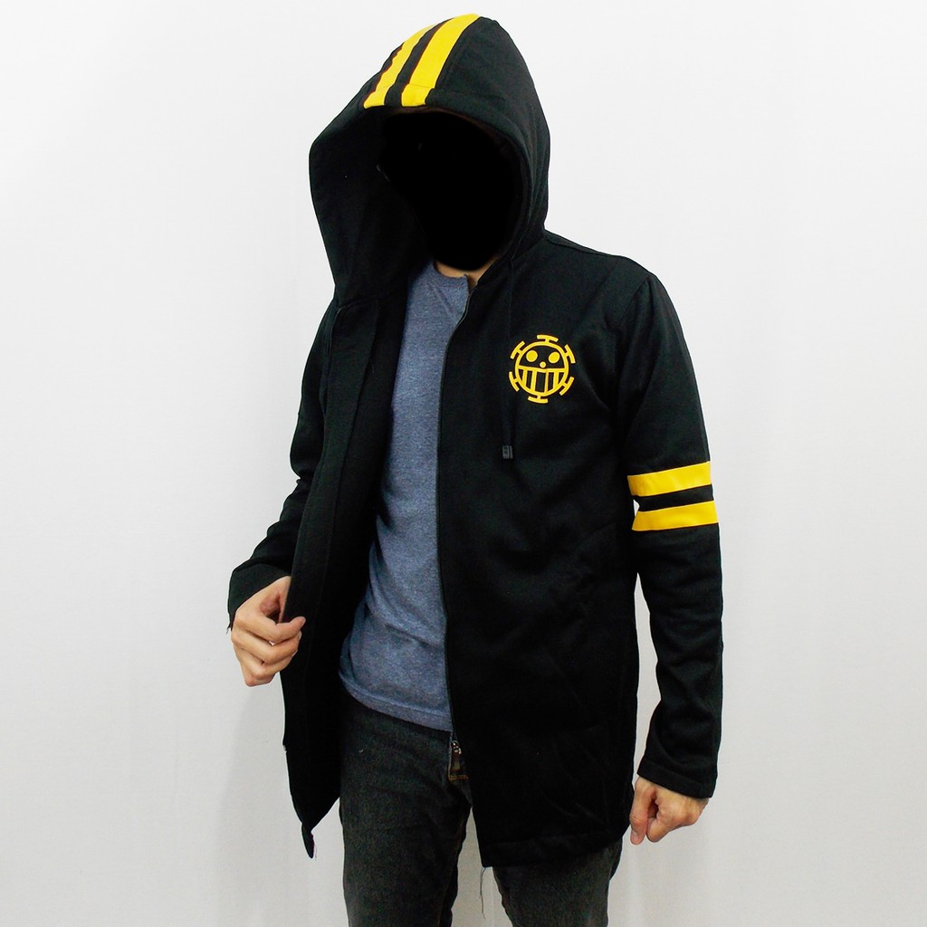 JUBAH ONE PIECE TRAFALGAR LAW - JAKET ONE PIECE TRAFALGAR LAW - JAKET LUFFY STRAW HAT PIRATES 01