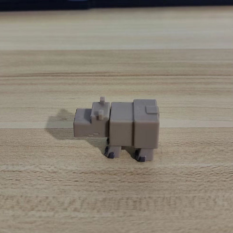 Mainan Action Figure Mini Model Minecraft hippopotamus Untuk Anak