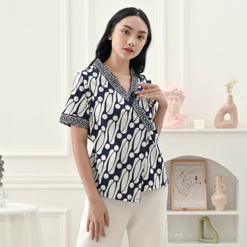 Atasan Batik 267 AON-WN /Blouse Batik Wanita Modern