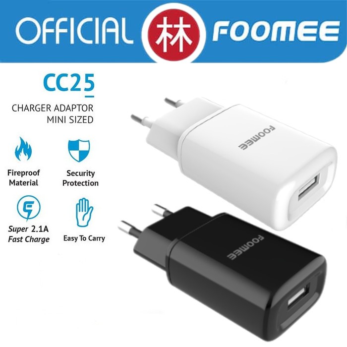 Foomee CC25 Charger Adaptor Mini Size Single USB