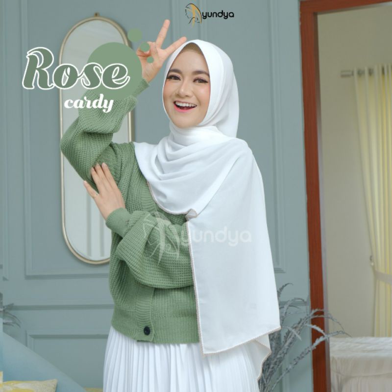 ROSE CARDY AYUNDYA || BAJU HANGAT CARDIGAN