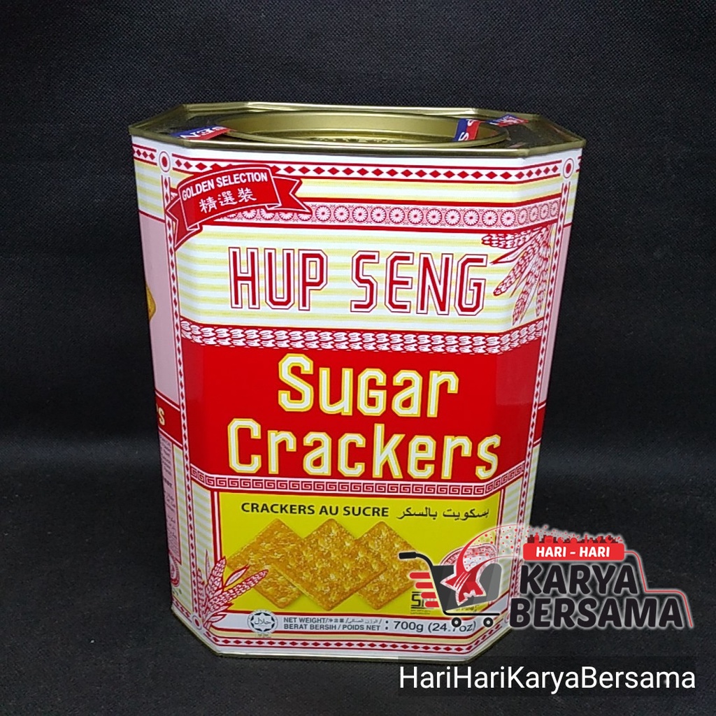 

HUP SENG SUGAR CRACKERS BISKUIT GULA KALENG 700GR