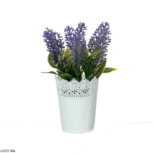 Rangkaian Bunga Plastik Lavender LV25