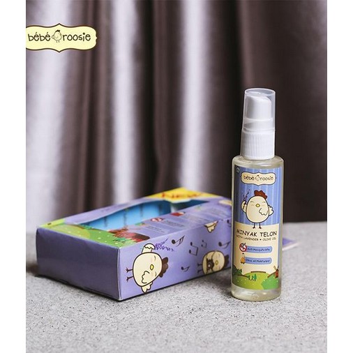 NEW Bebe Roosie Minyak Telon lavender 60ml / TELON SPRAY