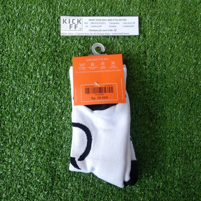 KAOS KAKI SEKOLAH/ KAOS KAKI OLAHRAGA ORTUSEIGHT ORTUSEIGHT RAPID SOCKS L - WHITE