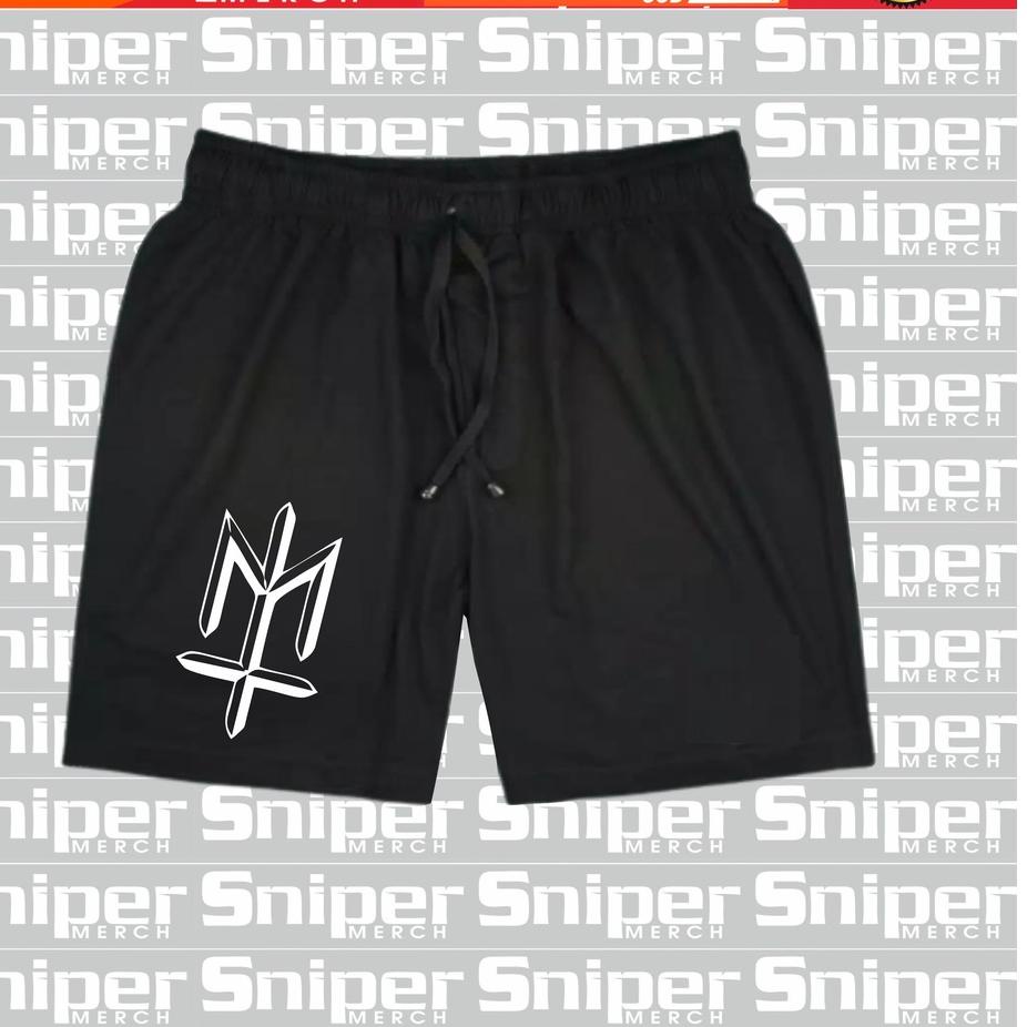 Hot Sale Boxer  maternal Meshort Celana Kolor Daleman Bahan Kaos Band Musik Metal Punk  SNIPERMERCH 