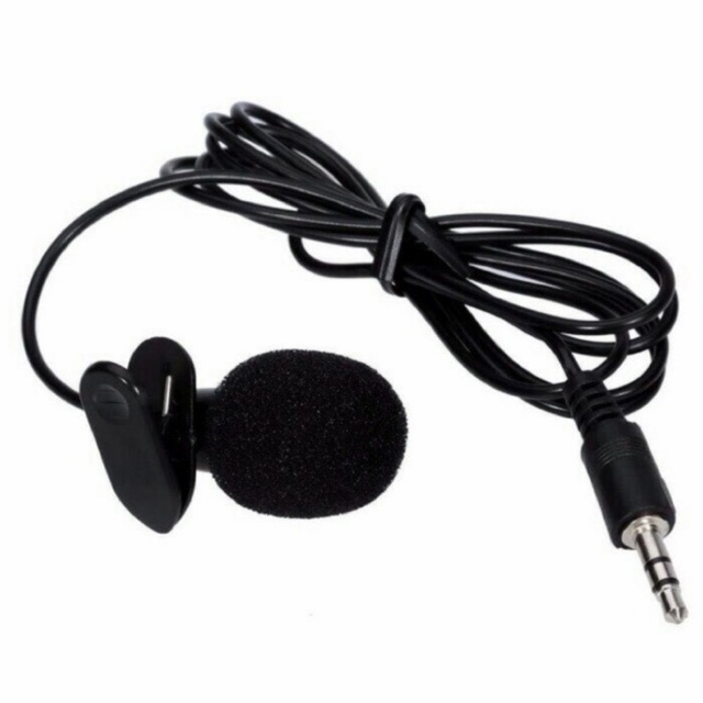 MIC CLIP ON KLIP Microphone MINI jack 3.5mm PC Notebook LAPTOP HP SMULE